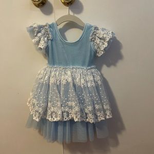 Ice blue dress